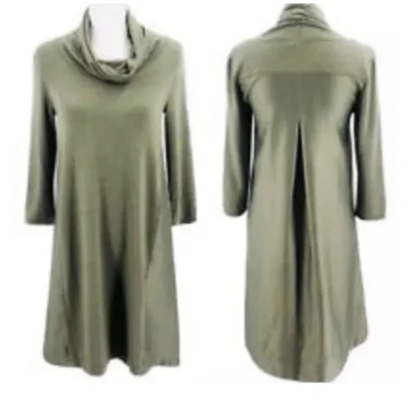 ANTHROPOLOGIE Olive Sweater Dress