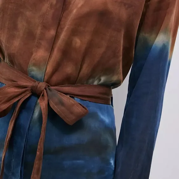 Anthropologie Perla Tie-Dye Maxi Dress