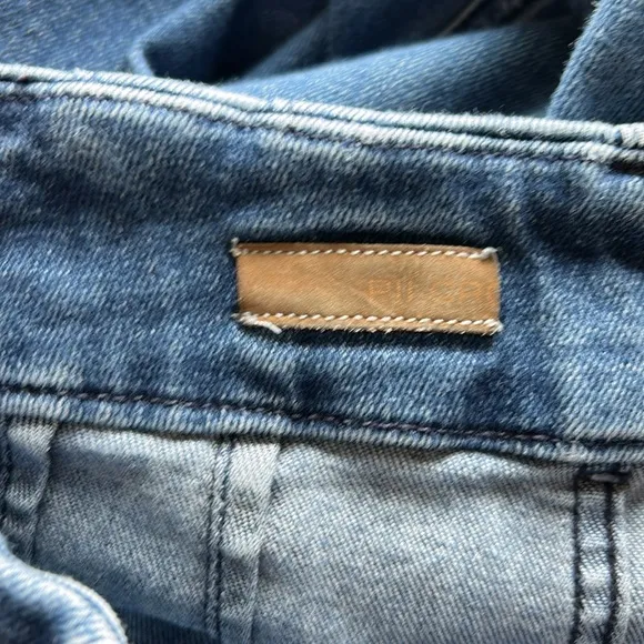 Anthropologie Pilcro The Skipper Jean Wide Leg Jeans Blue Stretch Size 29