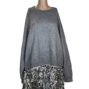 Anthropologie x Mare Mare Women's Sweater Dress Long Sleeve Knit Sequin Size 3X