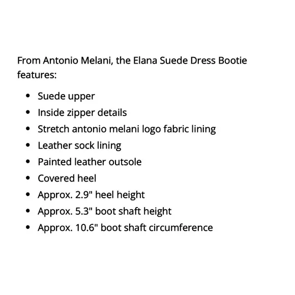 Antonio Melani ELANA Burgundy Suede Dress Booties