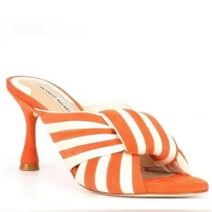 Antonio Melani Joelie Leather Slip-On Dress Sandals