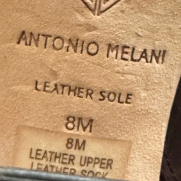 Antonio MelaniMades Crocodile Patent Leather Tall Dress Boots Size 8