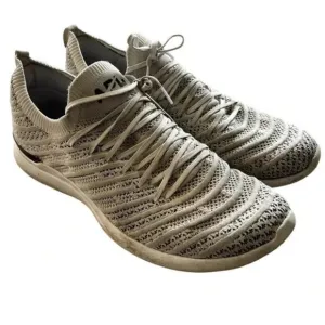 APL Men's TechLoom Wave Knit Athletic Shoes Sneakers in Gray &amp; White Size 13
