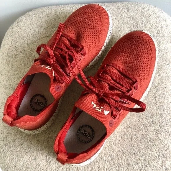 APL Techloom Breeze Sneakers Athletic Shoes Trainers Red Speckle Women's 7