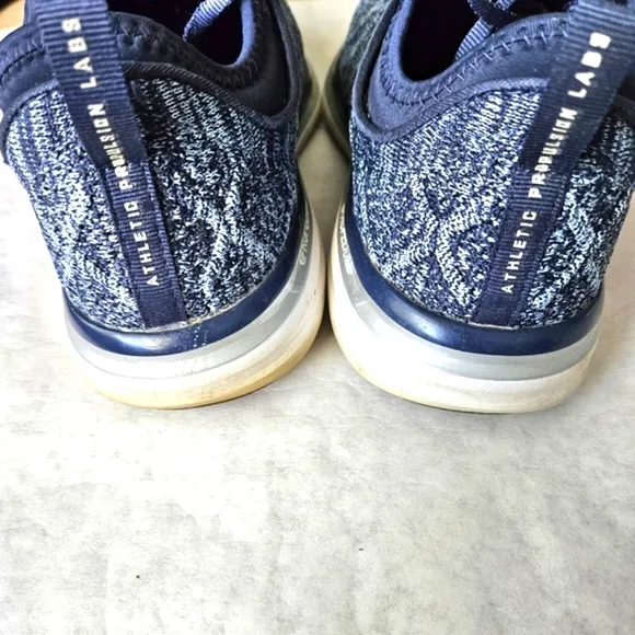 APL Techloom Phantom Profusion Labs running shoes blue