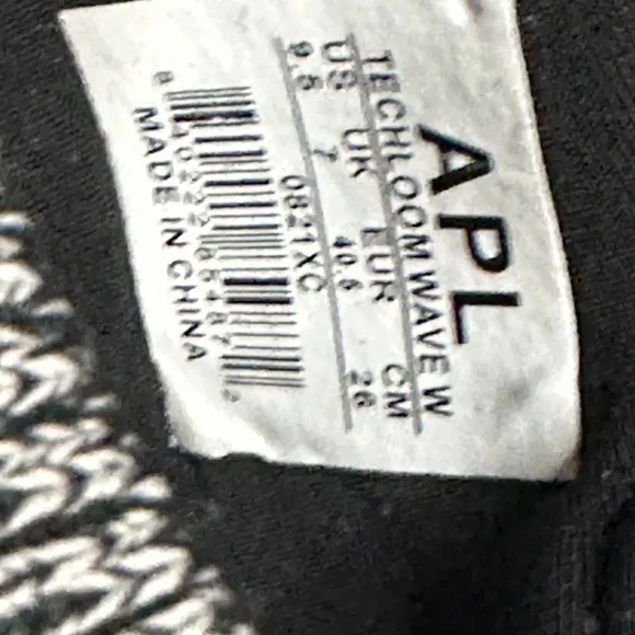APL Techloom Wave black pristine melange hybrid running shoes/w extra lace