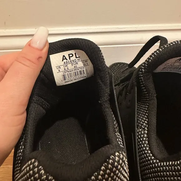 APL Women's Ascend Black and White Shoes