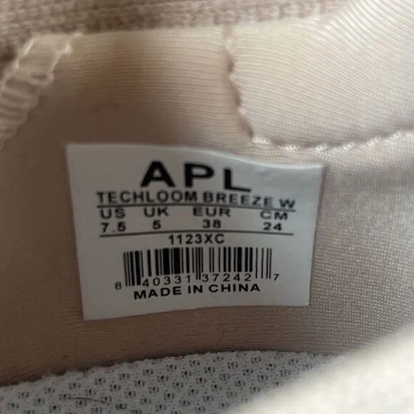 APL Techloom Breeze Women's Size 7.5 Light Pink Athletic Running Sneakers Shoes
