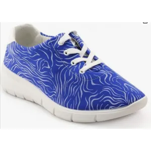 ARCOPEDICO L76 Blue Women’s Lace-Up Sneakers Size 37/US 7