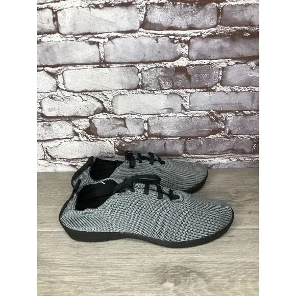 Arcopedico LS Grey Blue Vegan Knit Lace Up Comfort Shoes Women’s Sz 42EU/11M US