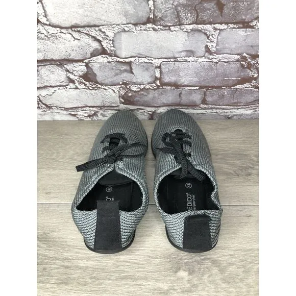 Arcopedico LS Grey Blue Vegan Knit Lace Up Comfort Shoes Women’s Sz 42EU/11M US