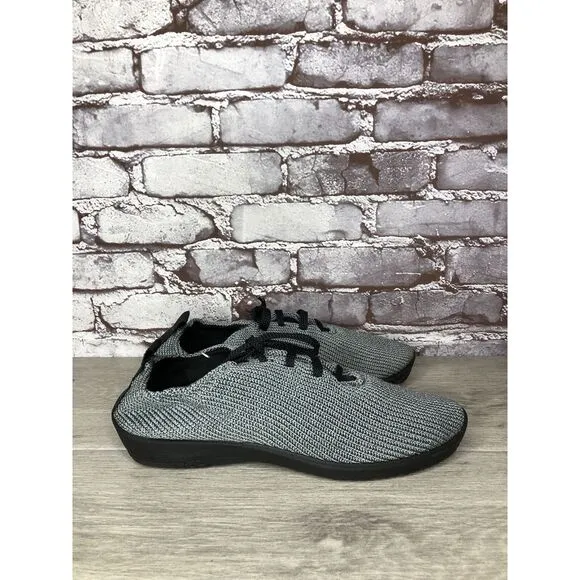Arcopedico LS Grey Blue Vegan Knit Lace Up Comfort Shoes Women’s Sz 42EU/11M US