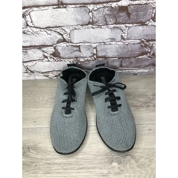 Arcopedico LS Grey Blue Vegan Knit Lace Up Comfort Shoes Women’s Sz 42EU/11M US