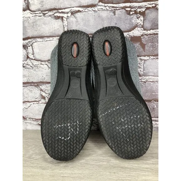 Arcopedico LS Grey Blue Vegan Knit Lace Up Comfort Shoes Women’s Sz 42EU/11M US