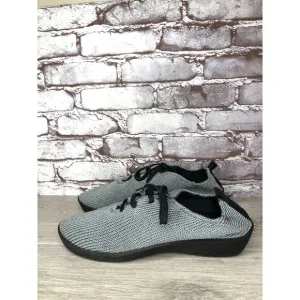 Arcopedico LS Grey Blue Vegan Knit Lace Up Comfort Shoes Women’s Sz 42EU/11M US