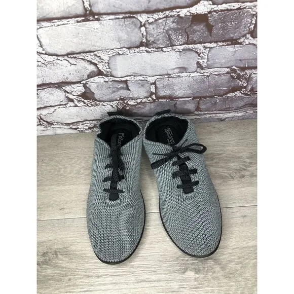 Arcopedico LS Grey Blue Vegan Knit Lace Up Comfort Shoes Women’s Sz 42EU/11M US