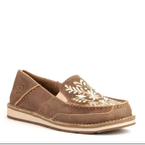 Ariat Embroidered Cruiser Boat Shoe - NWOB