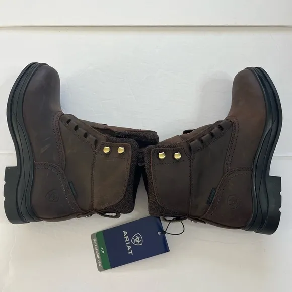 Ariat Harper H20 Waterproof Boots Chocolate Brown Size 6 New without Laces