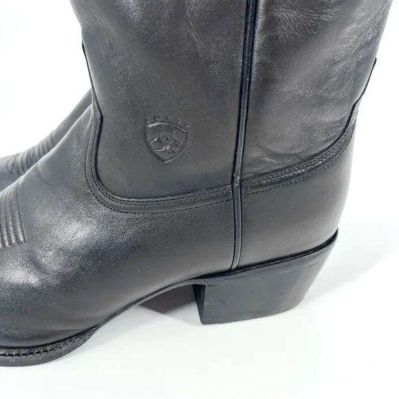 Ariat Heritage SADONA Black Western Cowboy Boots