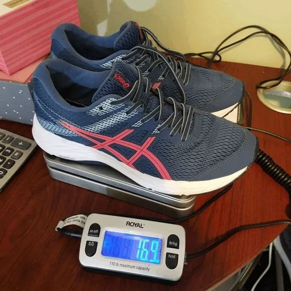 ASICS GEL-Contend 6 Blue Pink Running Shoes - Women's Size 8