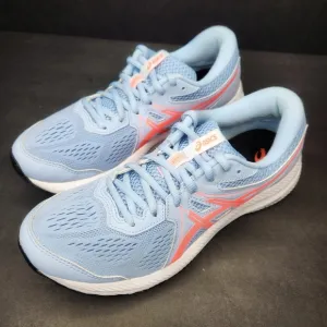 ASICS Gel Contend  7 Blue Pink Running Shoes Women's 8.5