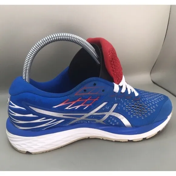 Asics Gel Cumulus 21 Tokyo Womens Size 6 Blue Silver White Athletic Shoes