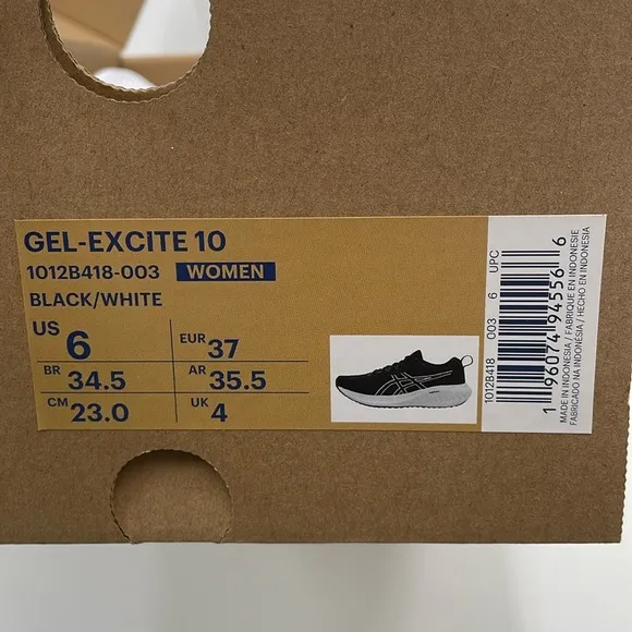 ASICS GEL-EXCITE‎ 10 Women's Running Shoes Ortholite Insoles Lightweight