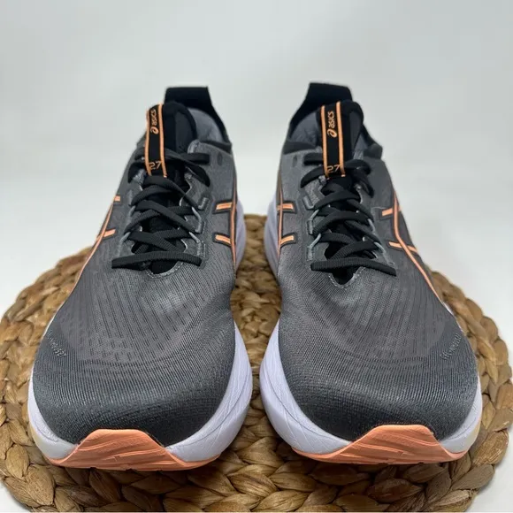 ASICS Gel Nimbus 27 Running Shoes Carbon Mojave Size 12 Men's