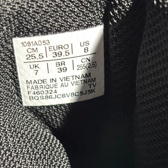 Asics Gray and Black Athletic Shoes with Breathable Mesh