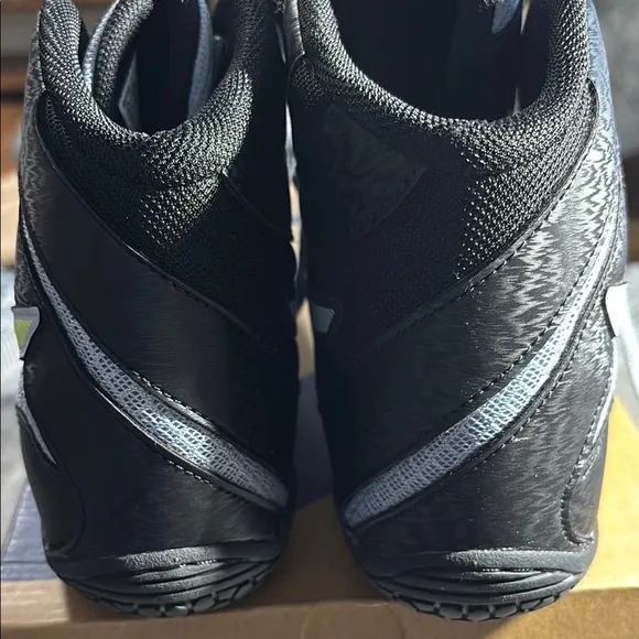 Asics Gray and Black Athletic Shoes with Breathable Mesh