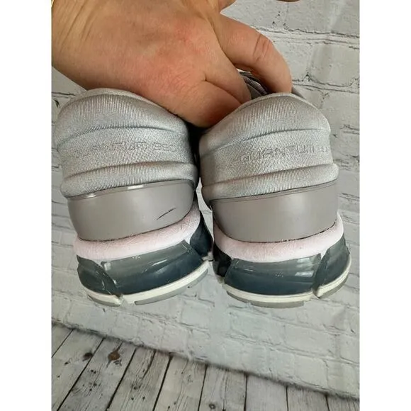 ASICS gray silver fabric GEL-QUANTUM 360 women running shoes 9