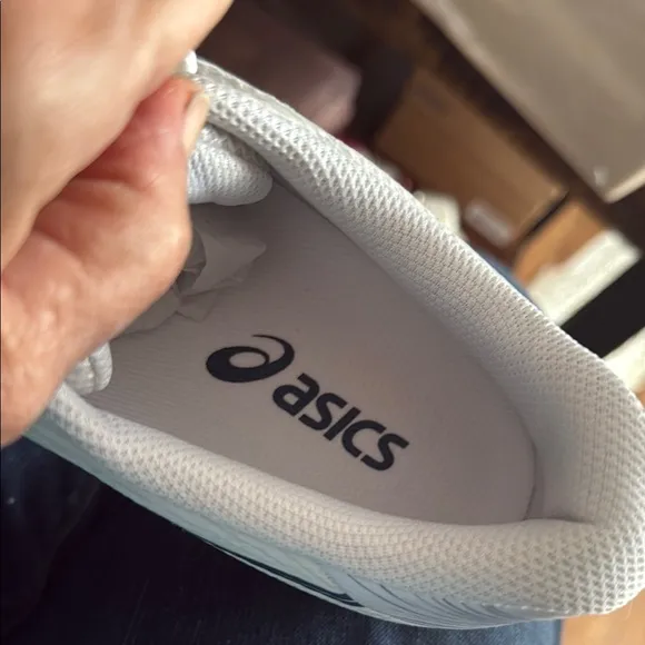 Asics Men's Athletic Shoes - White and Blue