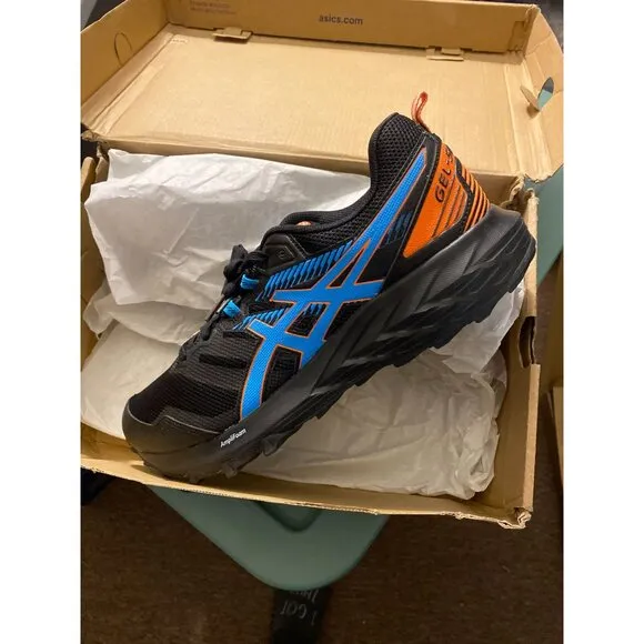 Asics Mens Gel-Sonoma 6 Running Shoes Black/Digital Aqua Size 11.5 Lightweight