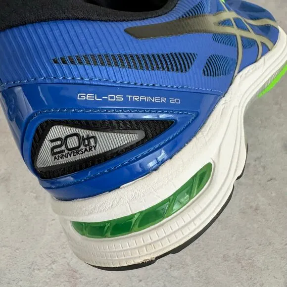 Asics Shoes Men's 10 Gel-DS Trainer 20 Blue 20th Anniversary Running Sneakers