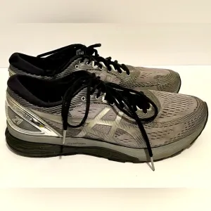 ASICS Shoes Mens 14 Gel Nimbus 21Platinum Running Sneakers