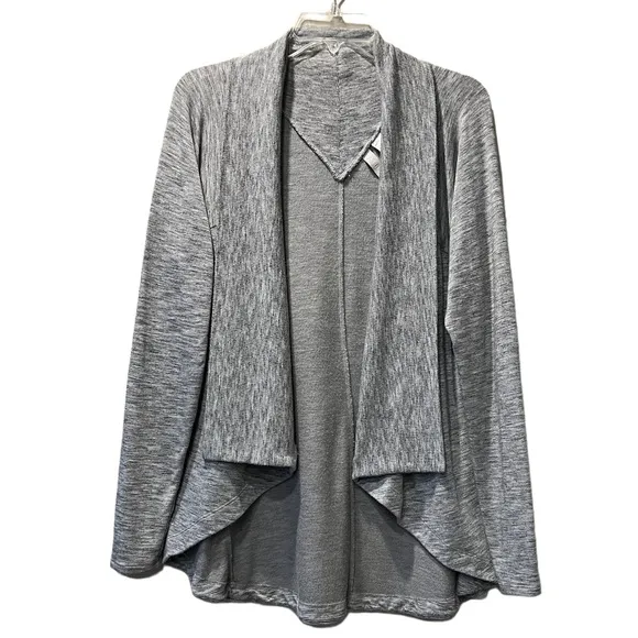 Athleta Nirvana Wear Two Ways Wrap Cardigan Sweater Athleta by Lululemon Gray M