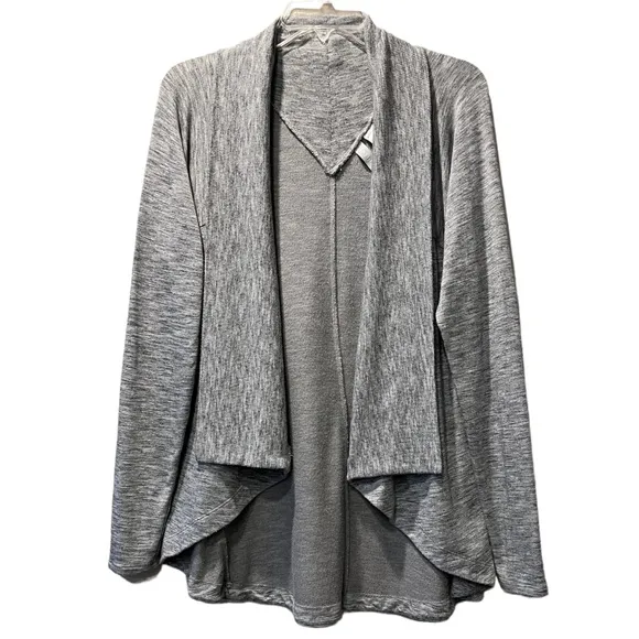 Athleta Nirvana Wear Two Ways Wrap Cardigan Sweater Athleta by Lululemon Gray M