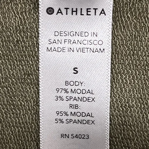 Athleta Pranayama Restore Wrap Sweater Knit Cardigan Neutral Olive Green69 Small