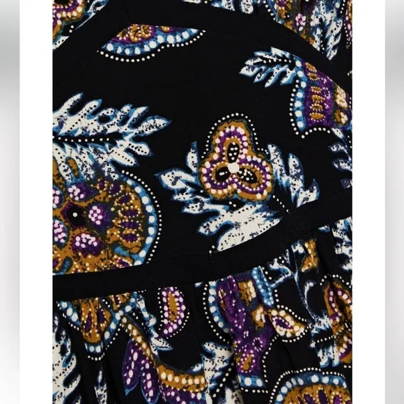 BA&amp;SH Vienne Midi Dress Paisley Floral XS
