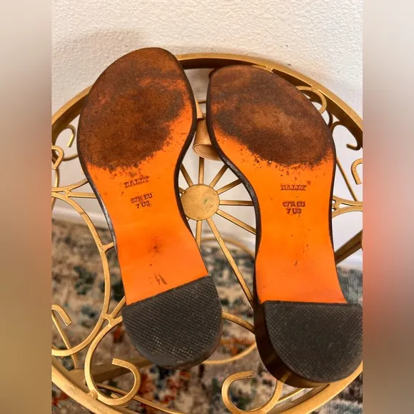 Bally Sandals Size 7