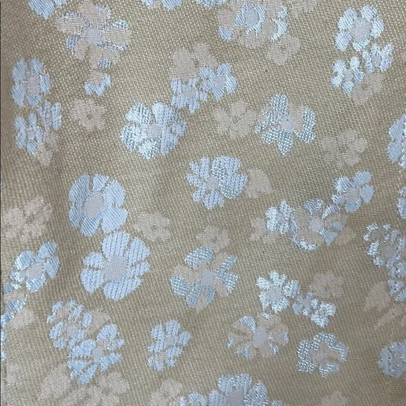 Banana republic 10 tan blue floral w/bling NWT