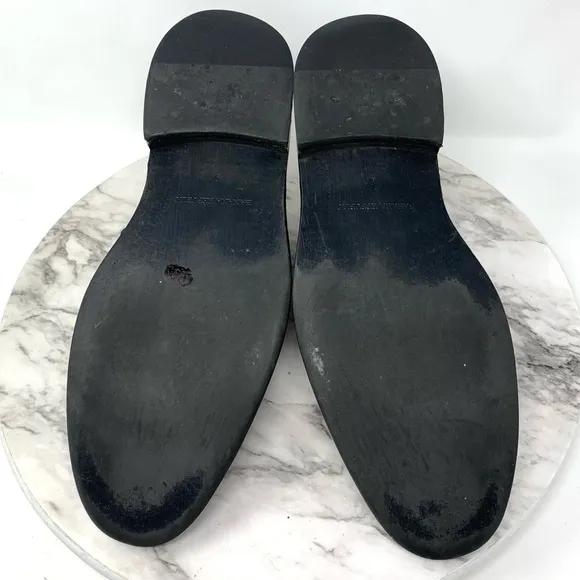Banana Republic Chukka Black Leather Lace Up Boots 9 Mens Ortholite Classic
