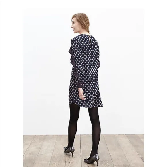 Banana Republic Foulard Ruffle Dress