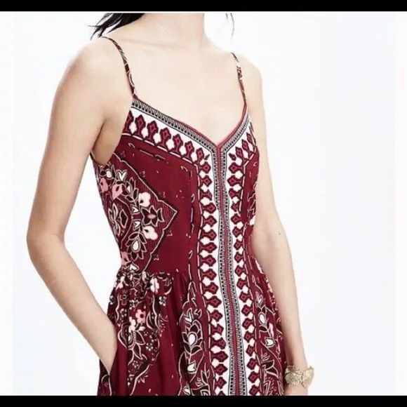 Banana REpublic Scarf Print Dress - Barely worn