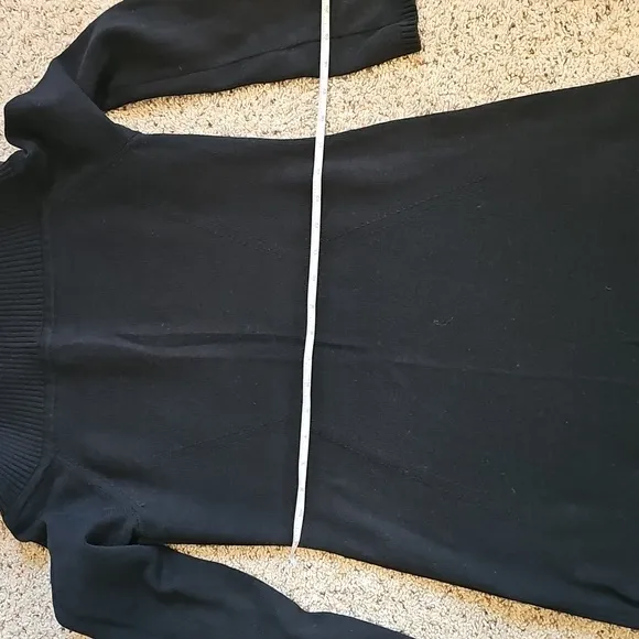Banana Republic sz S black turtleneck sweater dress