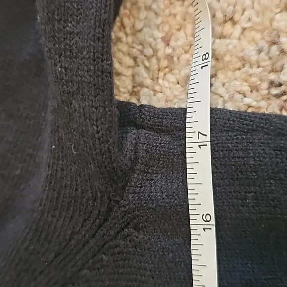 Banana Republic sz S black turtleneck sweater dress