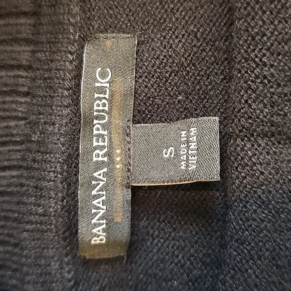 Banana Republic sz S black turtleneck sweater dress