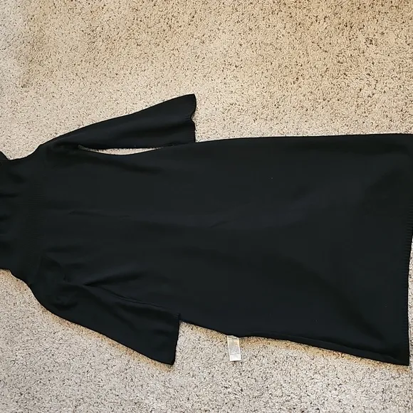 Banana Republic sz S black turtleneck sweater dress