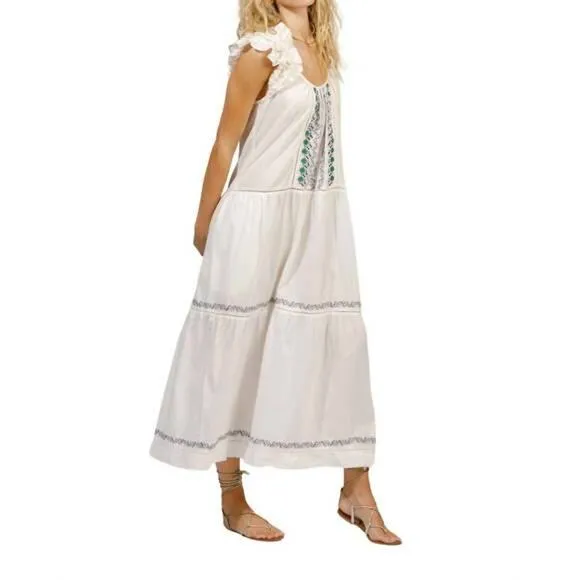 Band of the Free Arrouya Dress Cream Small